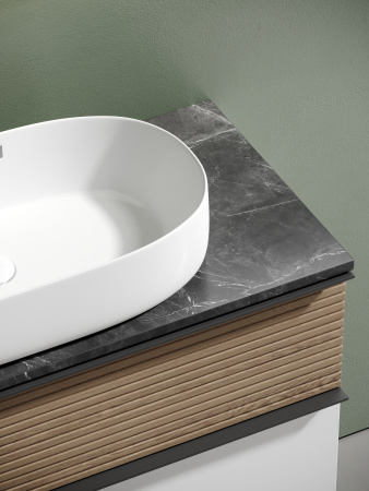 Столешница для ванной комнаты SANCOS  1000х460 ,  TT100A1X